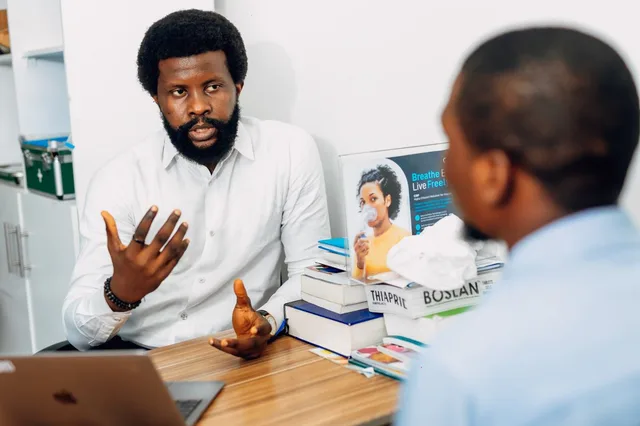 Consultation in Lagos office